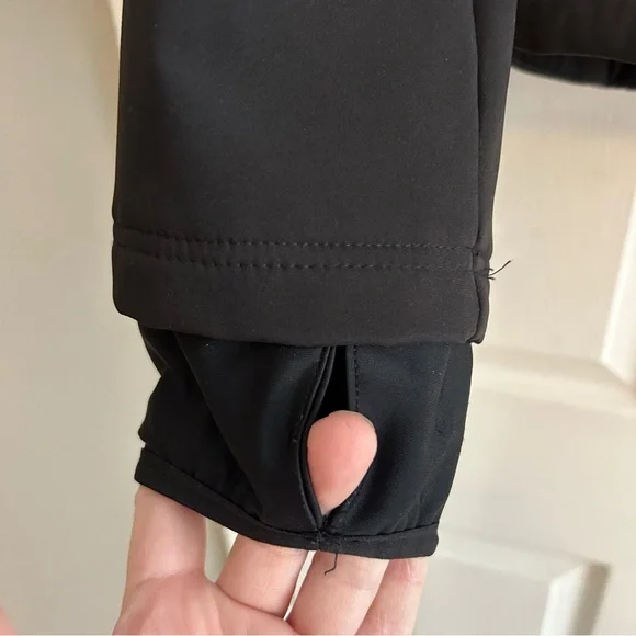 Halifax Traders Women's Black Down Putter Coat with nylon sleeves size Large - Picture 3 of 9